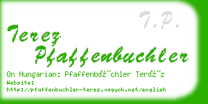 terez pfaffenbuchler business card